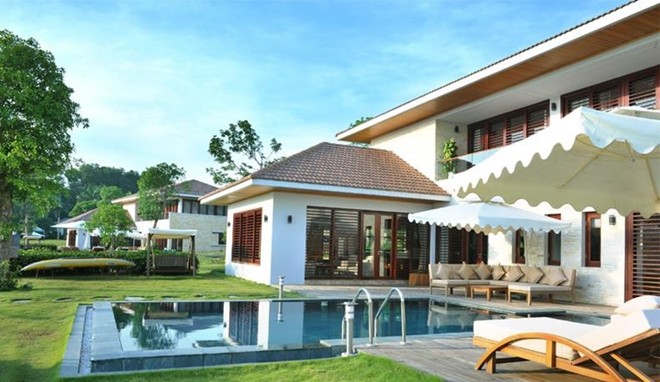 Khu nghỉ dưỡng Flamingo Đại Lai (Vĩnh Phúc): Resort tuyệt đẹp this is tạp chí điện tử nổi tiếng thế giới về kiến trúc thiết kế designboom and input danh sách 10 công trình khách sạn and nghỉ dưỡng đẹp nhất thế giới. Ảnh: Flamingo Đại Lải.