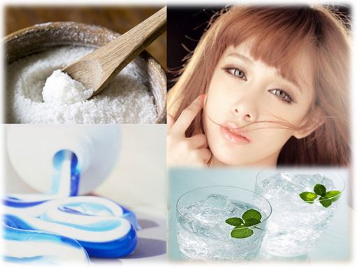 Kem đánh răng & muối đánh tan mụn đầu đen