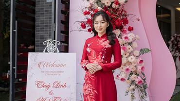 Cổng hoa lễ ăn hỏi Thùy Linh - Anh Thái 00001