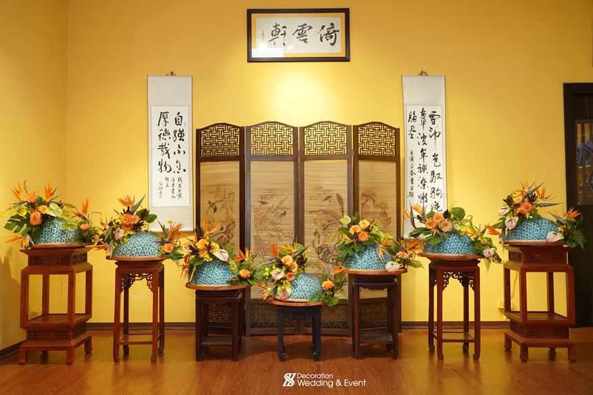 Tráp ăn hỏi Paradise Flowers