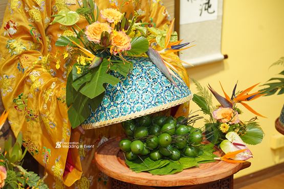 Tráp ăn hỏi hoa thiên điểu sang trọng 00007