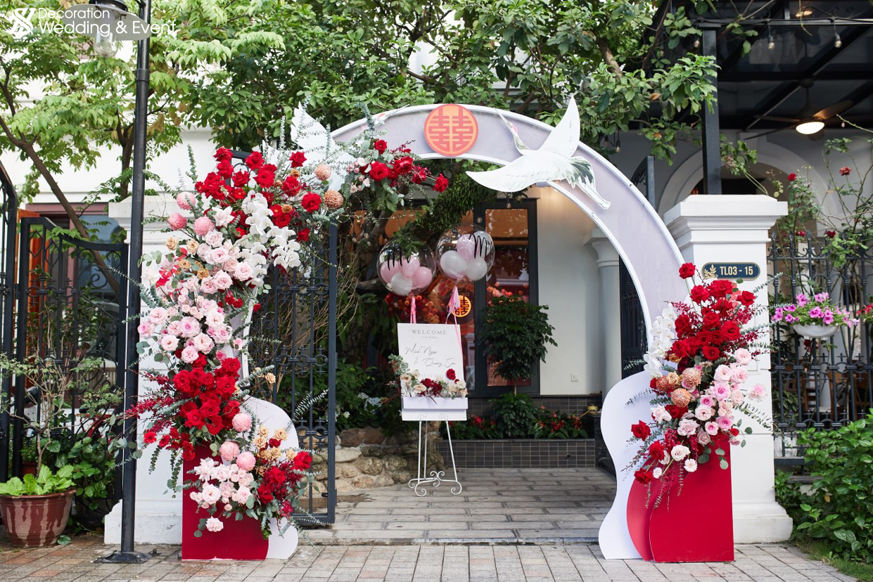 Cổng hoa cưới Lễ thành hôn Minh Ngân - Quang Sơn 