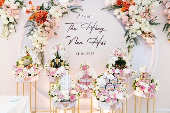 Tráp ăn hỏi hoa hồng 00007